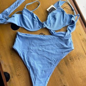 Baby blue bikini